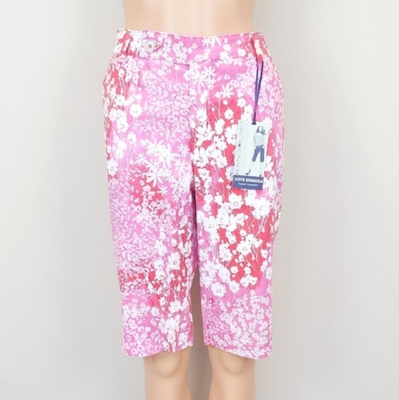 Bandolino Ivette Tummy Slimming Floral Bermuda Short - Picture 1 of 9